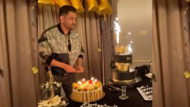 MS Dhoni Turns 41, Celebrates Birthday in UK; Wife Sakshi Singh Shares Video