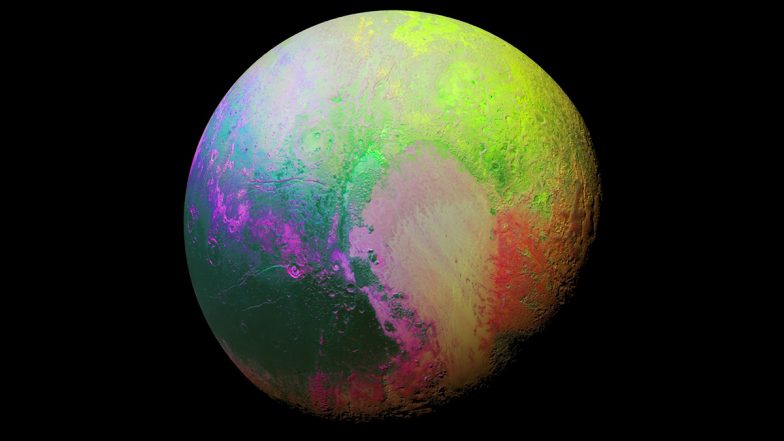 Rainbow-Coloured Pluto? NASA Shares Mind-Blowing Picture of the Dwarf Planet That Left Netizens in Daze; See Viral Pic