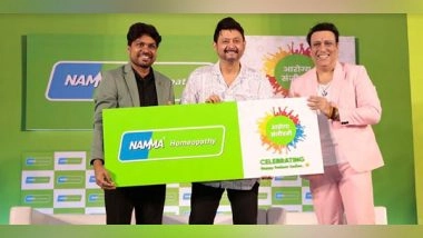 Business News | Govinda and Swwapnil Joshi Came at the Success Celebration of Namma Homeopathy