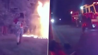 Pizza Delivery Man Risks Life to Rescue 5 Children From Burning House in Indiana; Video of Heroic Act Goes Viral 