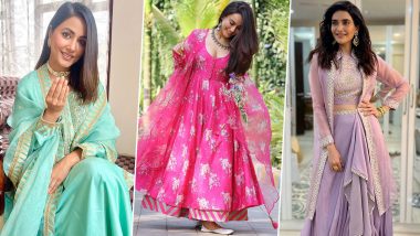 Eid al-Adha 2022 Outfit Ideas: From Hina Khan to Surbhi Jyoti, Take Inspiration From These TV Actresses To Celebrate Bakrid in Style!