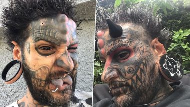 Real-Life Devil Gets Banned From Churches For His Extreme Body Modifications! Brazilian Man Has Implanted Horns, Tattoos and Much More!