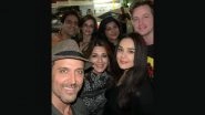 Preity Zinta Poses For A Pic With Hrithik Roshan, Sussanne Khan, Arslan Goni, Sonali Bendre And Says &lsquo;A Night To Remember&rsquo;