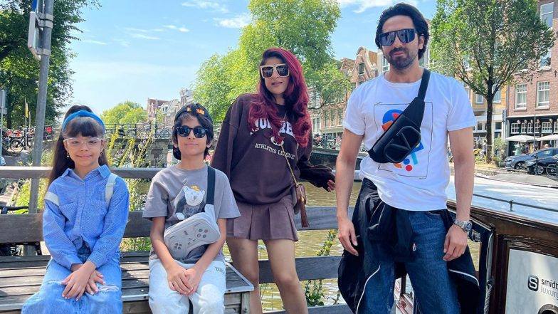 Ayushmann Khurrana Shares a Lovely Family Picture With Tahira Kashyap and Kids From Europe Vacation - Vimarsana News