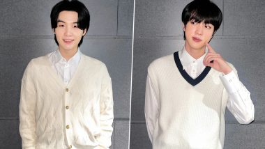 BTS’ Jin and Suga Keep It Cool in White Appointed as Honorary Ambassadors for World Expo 2030 Busan Event (View Pics)