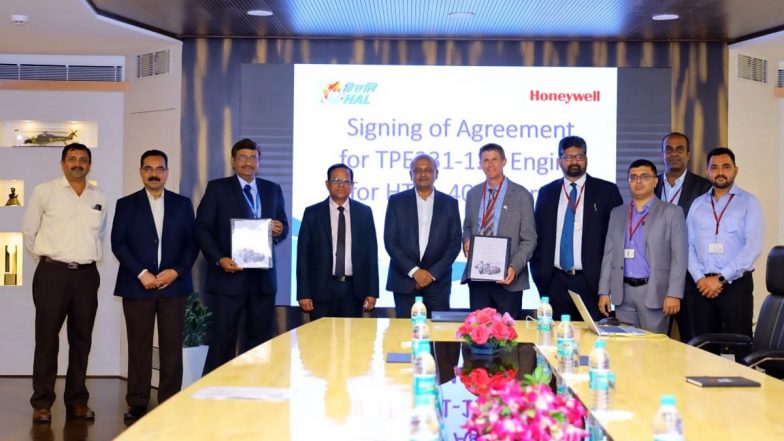 HAL Signs Contract Worth Over $100 Million for HTT-40 Engines with Honeywell