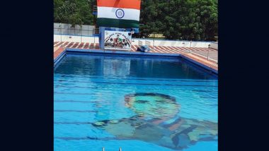 Kargil Vijay Diwas 2022: Indian Army Unveils 1500 Sq Ft Underwater Portrait of Captain Vikram Batra at Pangode Military Station (View Pic)
