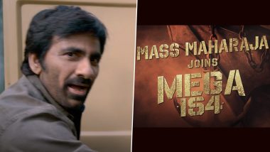Mass Maharaja Joins Mega 154! Ravi Teja Joins Chiranjeevi In Director Bobby’s Film (Watch Video)