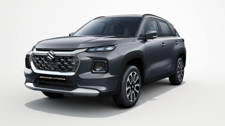 2022 Maruti Suzuki Grand Vitara SUV Unveiled in India; Hyundai Creta, Kia Seltos Rival Gets 27.97 Kmpl Mileage