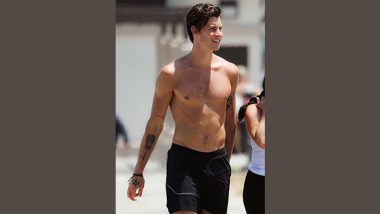 Shawn Mendes Goes Shirtless for a Walk on the Beach in Santa Monica With His Friends!