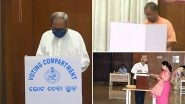 Presidential Polls 2022: UP CM Yogi Adityanath, Odisha CM Naveen Patnaik, Gujarat CM Bhupendra Patel & CM of Several Other States Cast Their Votes