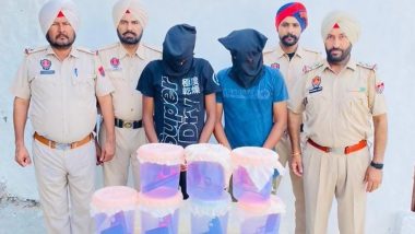 Punjab Police’s AGTF Arrest Two Aides of Gangsters Goldy Brar, Anmol Bishnoi While They Try To Escape