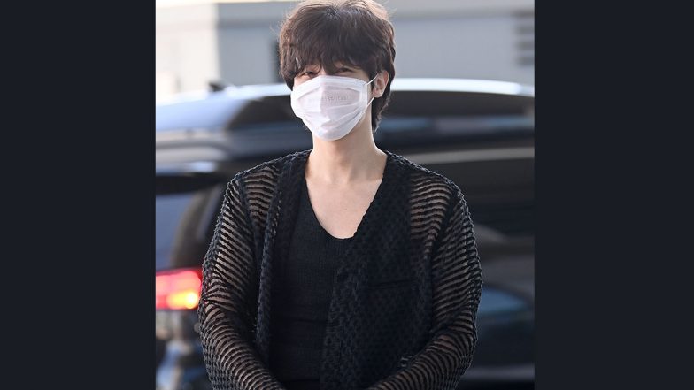 BTS' j-hope rocks low-rise airport fashion on his way to the 2022
