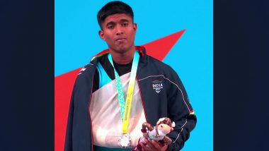 Sanket Sargar Wins Silver: PM Narendra Modi and Others Congratulate Weightlifter After His Brave Performance Earns India’s First Medal at CWG 2022