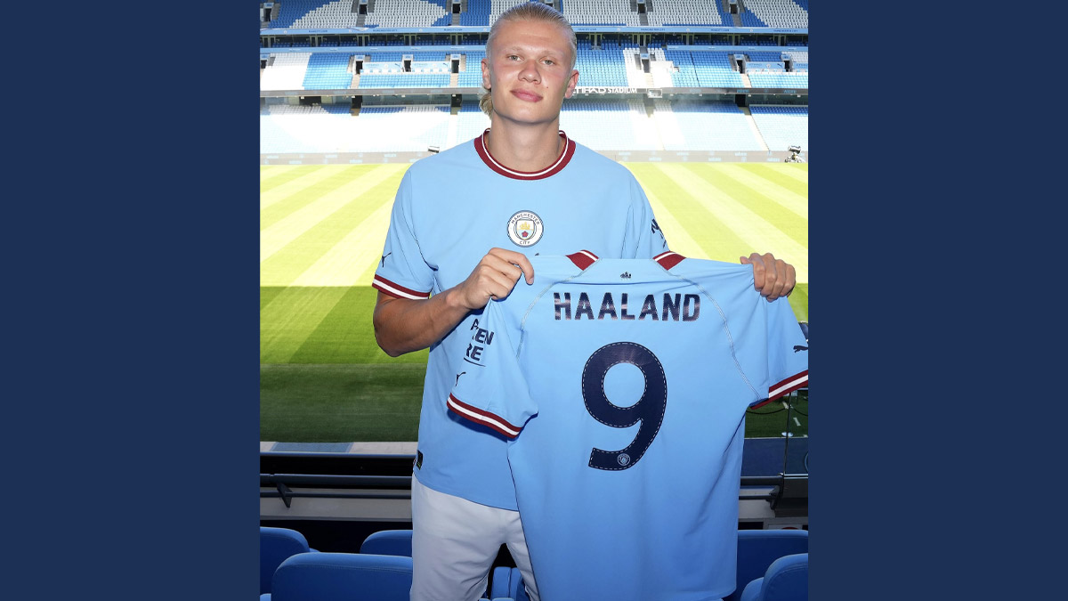 Erling Haaland squad number confirmed as Man City crown 11th No.9 - Futbol  on FanNation