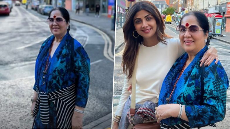 Shilpa Shetty Captures Rainbow Sky on London Streets as She Poses Alongside Mother Sunanda Shetty