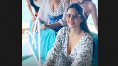 Katrina Kaif Looks Effortlessly Chic in Printed Semi-Sheer Cotton Dress That's Giving Major Beachy Vibes! (View Pics)