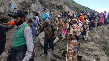 Amarnath Yatra 2022 Update: Over 4,700 Pilgrims Leave for Shrine From Jammu Amid Heavy Rains