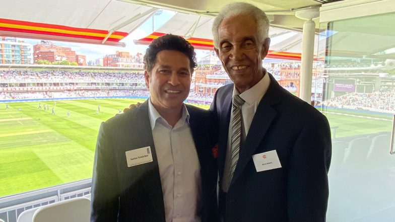 Sachin Tendulkar Shares Picture With Legendary Sir Gary Sobers, Marks His 1000th Post on Instagram (See Post)