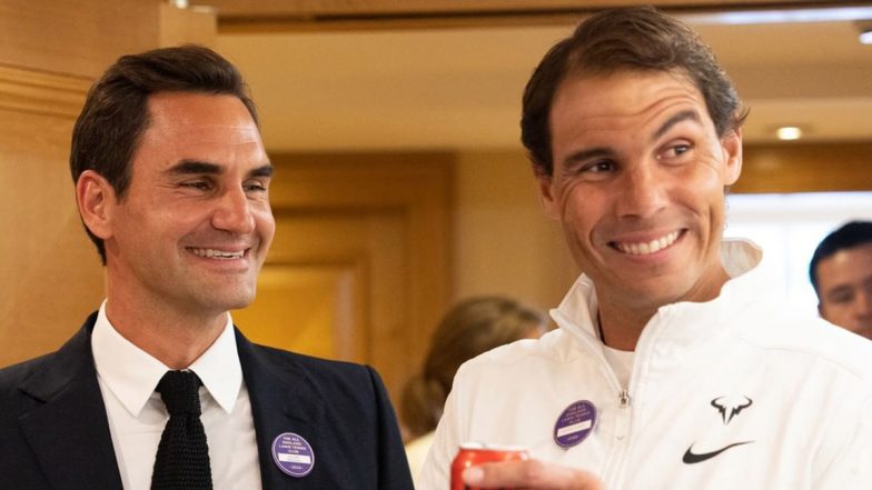 Roger Federer Meets Rafael Nadal At Wimbledon 2022 (See Post)