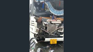 Jammu & Kashmir: 20 Amarnath Pilgrims Injured in Road Accident in Kulgam