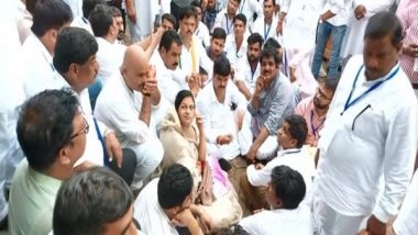 India News | Ujjain: Ruckus After BJP's Mukesh Tatwal Declared Victorious, Congress Workers Demanded Recounting