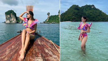 Saniya Iyappan Slays In Printed Bikini With Dramatic Sleeves! Check Out Her Sexy Pictures From Thailand Vacay