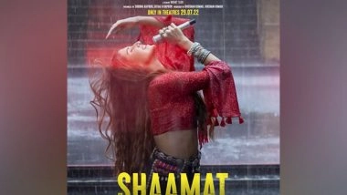 Entertainment News | Ek Villain Returns: Tara Sutaria Marks Her Debut as a Singer with New Song 'Shaamat'