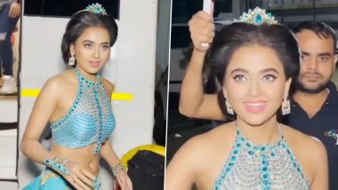 Tejasswi Prakash Is the New ‘Jasmine’ As She Gets Spotted on Dance Deewane Juniors’ Sets for Late Night Shoot (Watch Video)