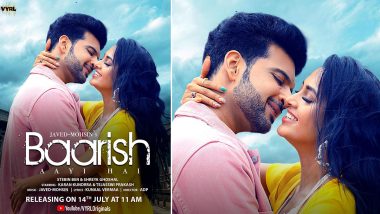 Baarish Aayi Hai Song: Tejasswi Prakash and Karan Kundrra’s Romantic Number To Be Unveiled on July 14! (View Poster)
