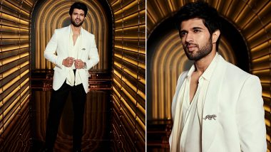 Vijay Deverakonda Looks Dapper As He Poses in White Suit in These Recent Pictures From the Sets of Koffee With Karan 7!