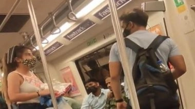 Entertainment News | WATCH: Viral Video of Couple Fighting in Delhi Metro Entertains Netizens