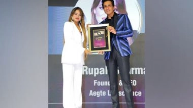 Business News | Rupali Sharma Wins Big at 'Times 40 Under 40' Leaders Award Ceremony