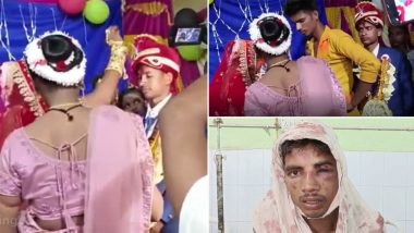 Lover Follows Bride’s Plan and Puts Sindoor on Her Forehead in Front of Groom on Wedding Day; In Return Gets Brutally Thrashed by Girl’s Family, Hospitalised (Watch Viral Video)