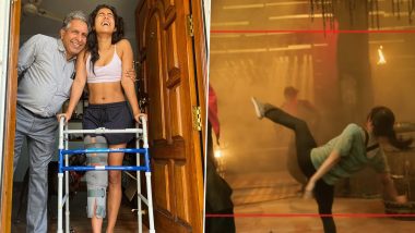 Kreem: Samyuktha Hegde Sustains Ligament Tear While Shooting for a Stunt Sequence, Actress To Undergo Surgery (Watch Video)