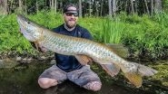 Giant Carnivorous Fish! US Fisherman Catches Enormous Tiger Muskie&nbsp;in Connecticut's Lake Lillinonah; See Viral Pic&nbsp;