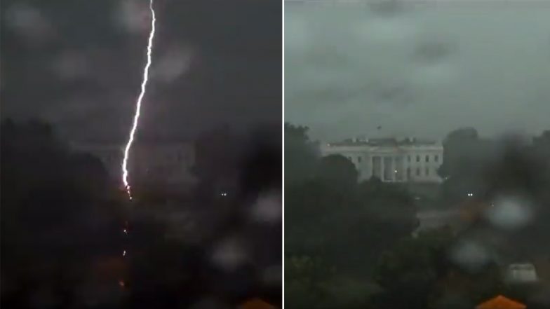 Lightning Strikes Near White House Leave 2 Dead, 2 Critically Injured; Watch Video