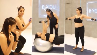 Debina Bonnerjee Gives a Sneak Peek Into Her Pregnancy Exercise Routine! (Watch Video)