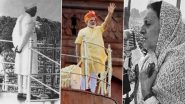 Independence Day 2022: PM Narendra Modi To Hoist Tricolour for The 9th Time; Look Back at All Former Prime Ministers of India Who Hoisted National Flag at Red Fort