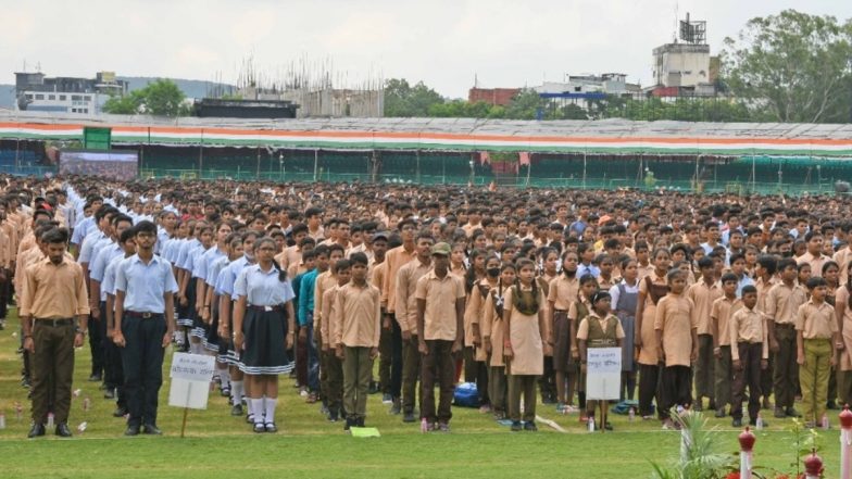 Independence Day 2022: 1 Crore Students Sing Patriotic Songs To Set World Record in Rajasthan Under ‘Azadi Ka Amrit Mahotsav’ Campaign (Watch Video) | ???? LatestLY