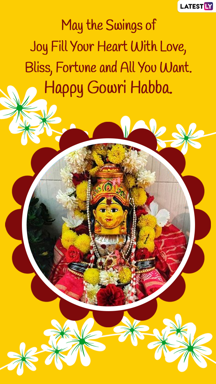 Happy Gowri Habba 2022: Greetings, Messages and Wishes for Swarna ...