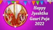 Happy Jyeshtha Gauri Puja 2022 Images & HD Wallpapers for Free Download Online: Observe Jyeshtha Gauri Pujan With WhatsApp Status Messages, Greetings and Messages