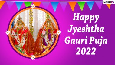 Happy Jyeshtha Gauri Puja 2022 Images & HD Wallpapers for Free Download Online: Observe Jyeshtha Gauri Pujan With WhatsApp Status Messages, Greetings and Messages