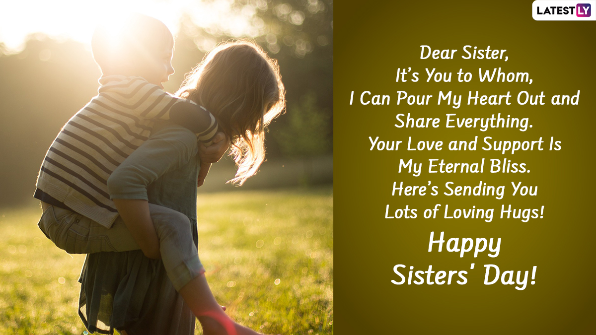 Happy Sister's Day 2022 Wishes and HD Images: Send Sibling Quotes ...