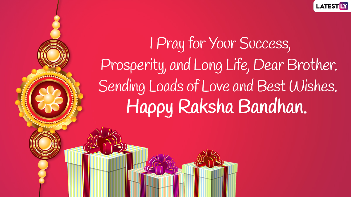 Raksha Bandhan 2022 Messages & Greetings: Rakhi HD Wallpapers, Quotes for  Brothers and Sisters, Wishes, Telegram Photos, GIF Images and WhatsApp  Stickers To Celebrate the Festival | 🙏🏻 LatestLY