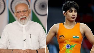 PM Narendra Modi Reacts After Pooja Gehlot Apologises Following Bronze Medal Success at CWG 2022, Says ‘Your Medal Calls for Celebrations, Not an Apology’