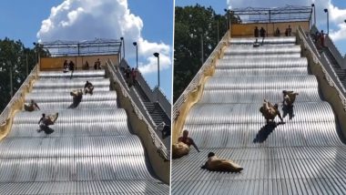 Giant Slide Shut Down in US Right After Its Reopening Due to Crazy Bumpy Ride, Watch Scary Viral Video