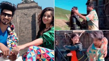 Mr Faisu Aka Faisal Shaikh and Jannat Zubair Recreate Their Version of Akshay Kumar-Katrina Kaif’s ‘Tip Tip Barsa Paani’! (Watch Video)