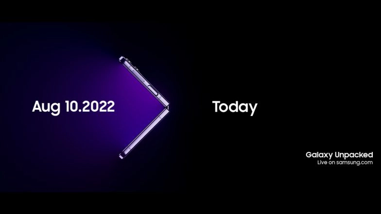 Samsung Galaxy Unpacked 2022 Event: Galaxy Z Flip 4 & Galaxy Z Fold 4 Launch Expected Today