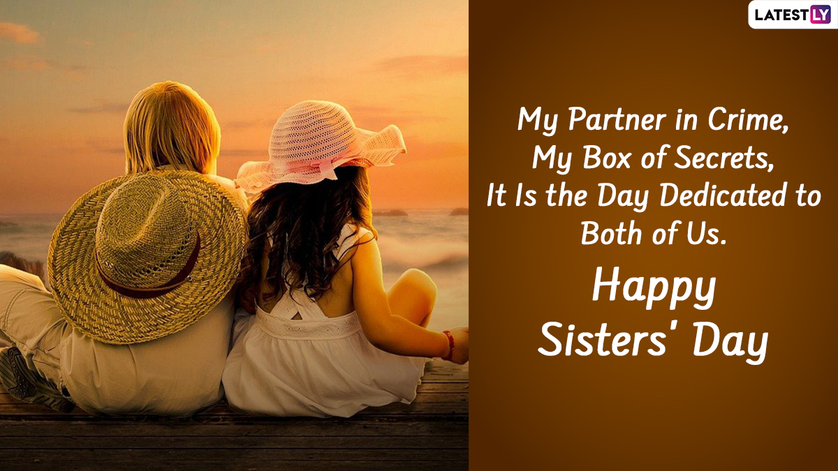 Happy Sister’s Day 2022 Messages, Greetings and Images Send WhatsApp